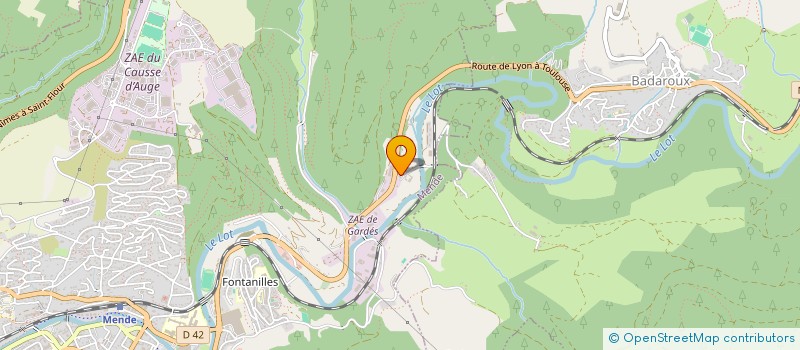 localisation de l'entreprise SARL ENGELVIN GERARD  MENDE