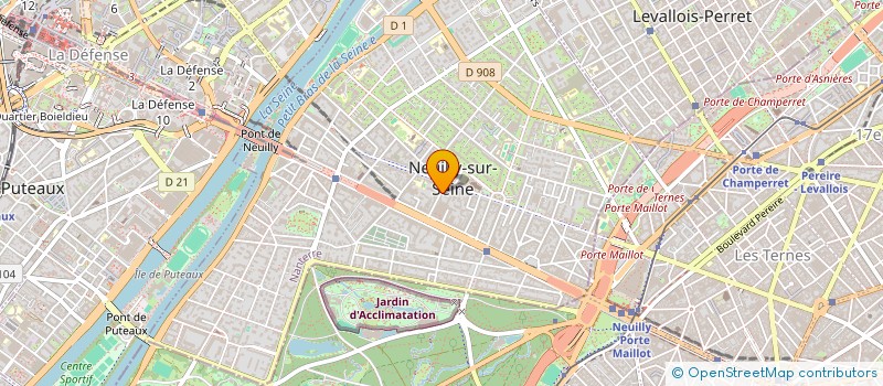 localisation de l'entreprise SARL ENJEUX à NEUILLY-SUR-SEINE