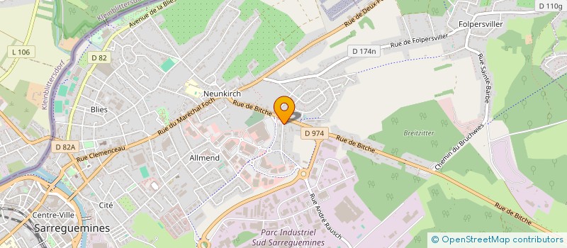 localisation de l'entreprise SARL ENKA à SARREGUEMINES