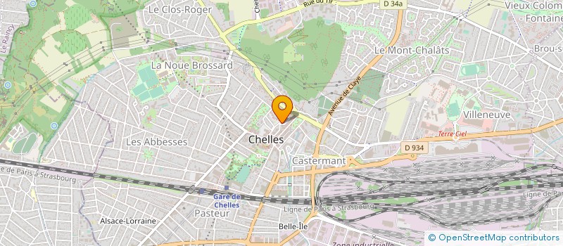 localisation de l'entreprise SARL ENQUETES SURVEILLANCES FILATURE à CHELLES