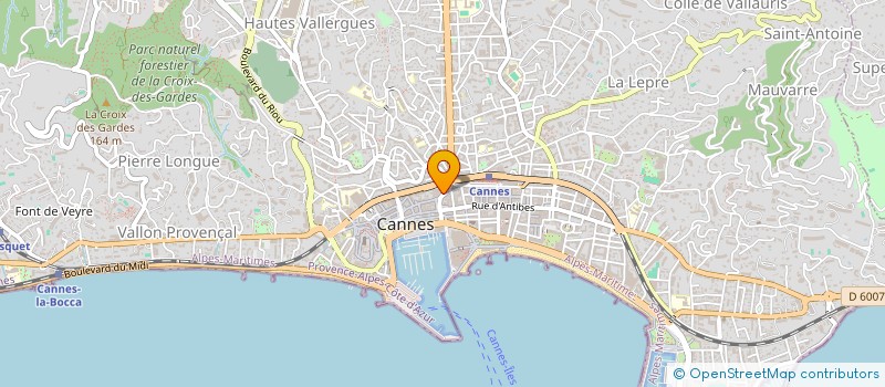 localisation de l'entreprise SARL ENSEMBLE à CANNES