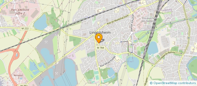 localisation de l'entreprise SARL ENSMINGER-FRITSCH  LINGOLSHEIM