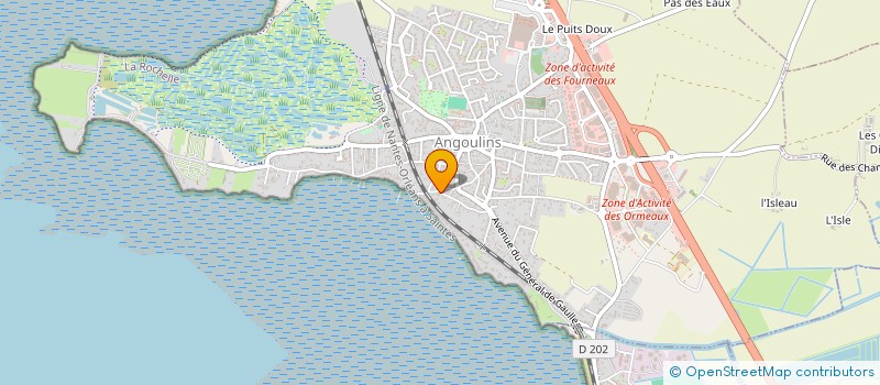 localisation de l'entreprise SARL ENT DE MACONNERIE BARRAUD SATOUF  ANGOULINS