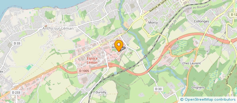 localisation de l'entreprise SARL ENT(ENTRETIEN NETTOYAGE TRAITEMENT) à THONON-LES-BAINS