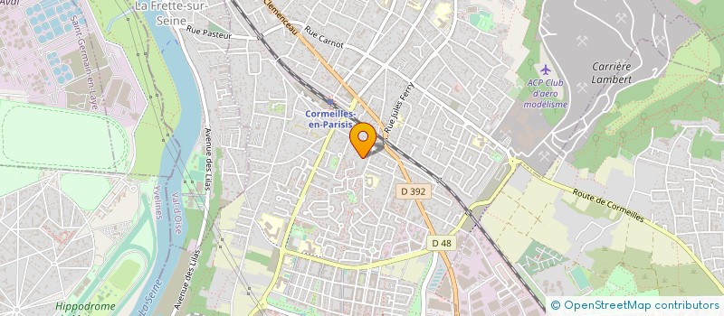 localisation de l'entreprise SARL ENTR GEN GUILLOT BATIMENT  CORMEILLES-EN-PARISIS