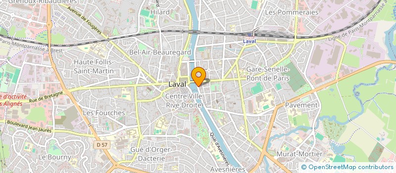 localisation de l'entreprise SARL ENTRE PARENTHESE à LAVAL