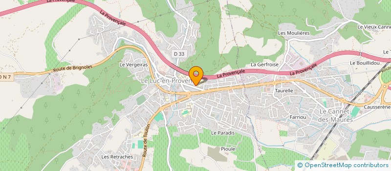 localisation de l'entreprise SARL ENTREP DE CONSTRUCTION DU TERROIR à LE LUC