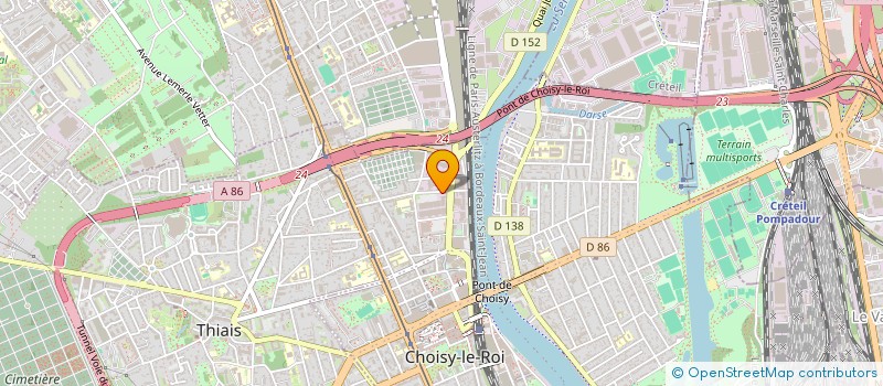 localisation de l'entreprise SARL ENTREPISE FRANCAISE DE SECURITE ET DE GARDIENNAGE à CHOISY-LE-ROI