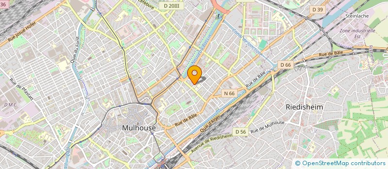 localisation de l'entreprise SARL ENTREPOT MORGENTHALER  MULHOUSE