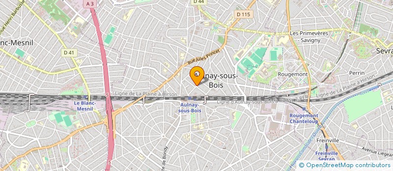 localisation de l'entreprise SARL ENTREPRISE AMENAGEMENT BATIMENT à AULNAY SOUS BOIS