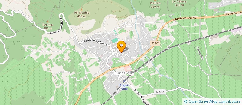 localisation de l'entreprise SARL ENTREPRISE BLANC PHILIPPE  PIERREFEU-DU-VAR