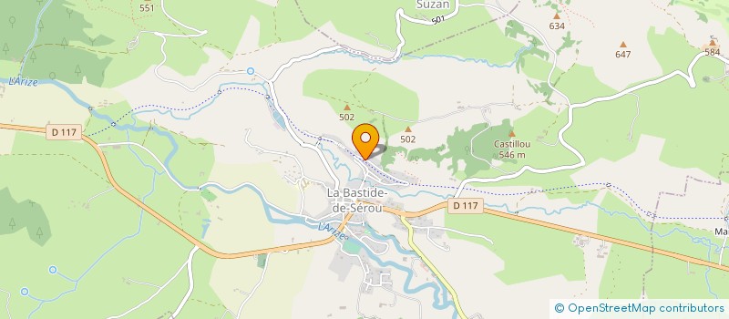 localisation de l'entreprise SARL ENTREPRISE BRAU à LA BASTIDE-DE-SEROU