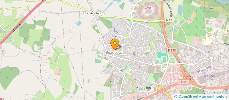 localisation de l'entreprise SARL ENTREPRISE CARRE  SAINT-LEGER-DE-LINIERES