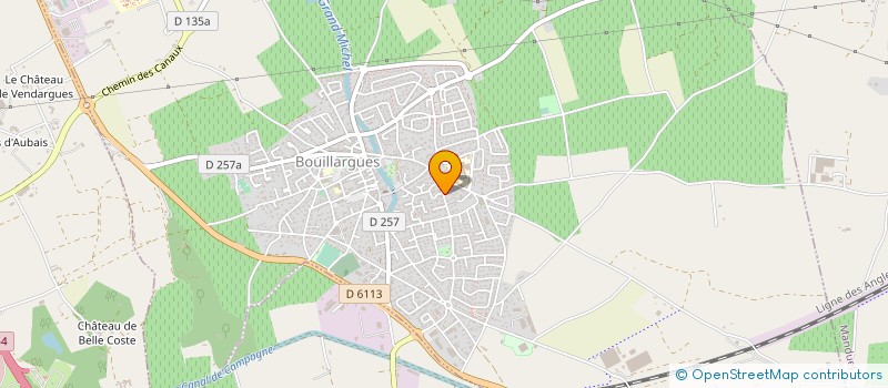 localisation de l'entreprise SARL ENTREPRISE CAUSSE  BOUILLARGUES