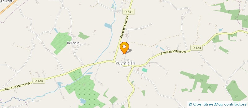 localisation de l'entreprise SARL ENTREPRISE DALIGUET  PUYMICLAN