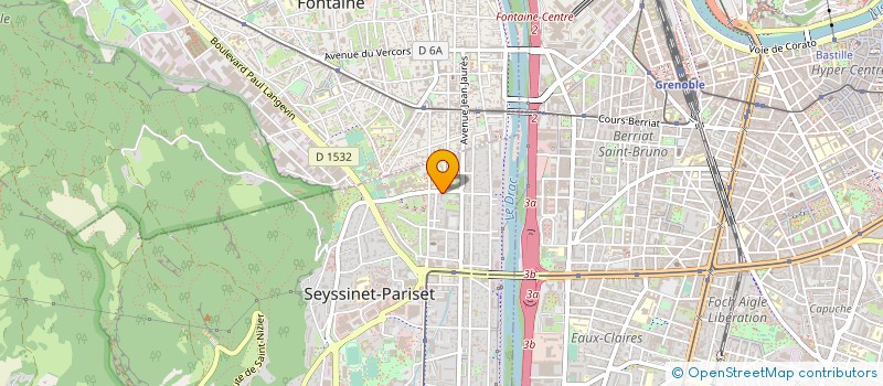 localisation de l'entreprise SARL ENTREPRISE DE NETTOYAGE NET  SEYSSINET-PARISET