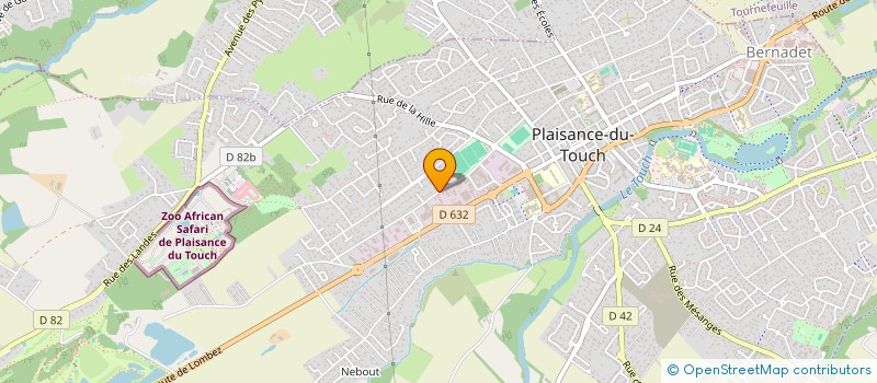 localisation de l'entreprise SARL ENTREPRISE DU BATIMENT TRADI-SUD  PLAISANCE-DU-TOUCH