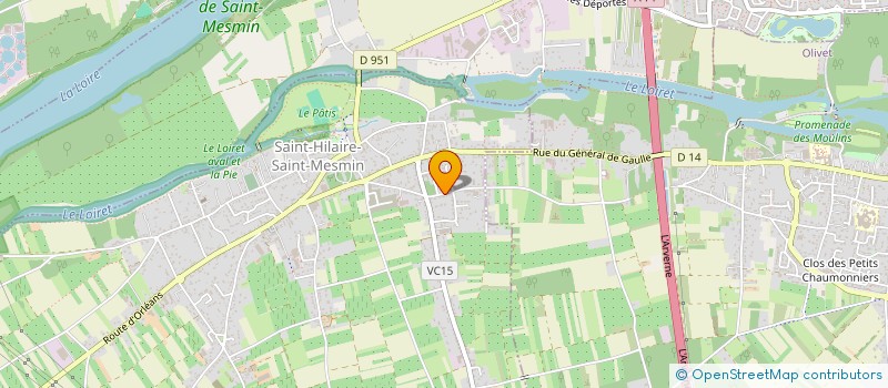 localisation de l'entreprise SARL ENTREPRISE FRANCOIS MONTIGNY  SAINT-HILAIRE-SAINT-MESMIN