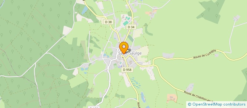 localisation de l'entreprise SARL ENTREPRISE GAUGE  CRUX-LA-VILLE