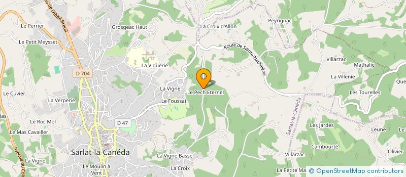 localisation de l'entreprise SARL ENTREPRISE MACONNERIE BASTOS à SARLAT-LA-CANEDA