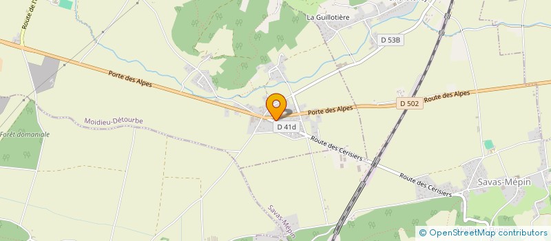 localisation de l'entreprise SARL ENTREPRISE MONTEIRO LIMOES  MOIDIEU-DETOURBE