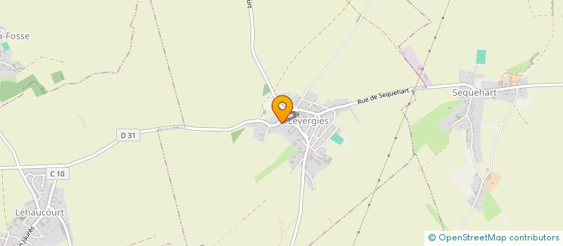 localisation de l'entreprise SARL ENTREPRISE PIERRE FREMAUX  LEVERGIES