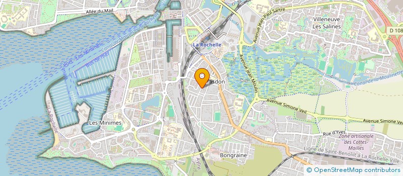 localisation de l'entreprise SARL ENTREPRISE ROBIN FILS  LA ROCHELLE