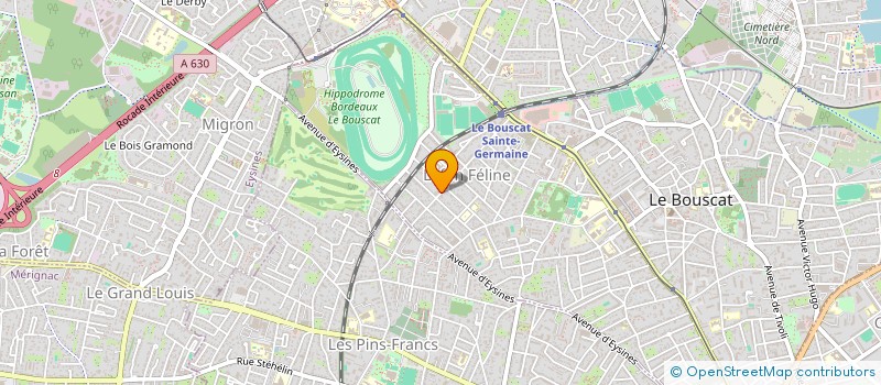 localisation de l'entreprise SARL ENTREPRISE RODRIGUEZ  LE BOUSCAT