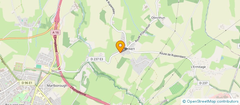 localisation de l'entreprise SARL ENTREPRISE ROUSSEL  WIMILLE