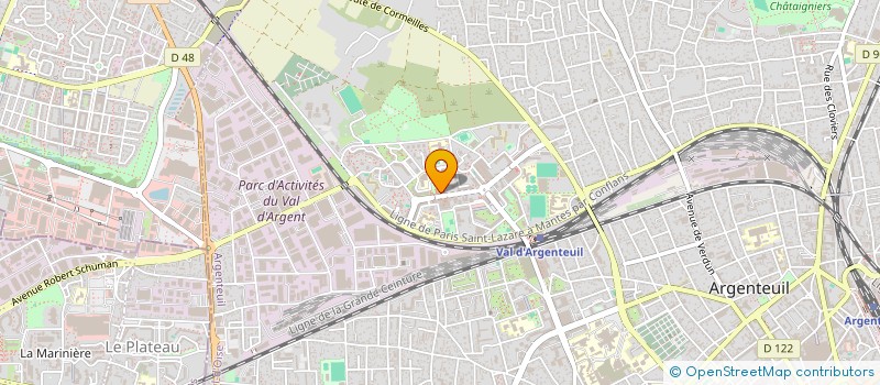 localisation de l'entreprise SARL ENTREPRISE S P  ARGENTEUIL