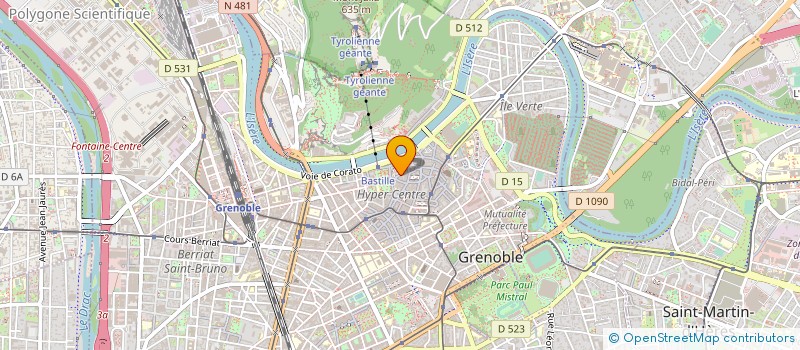 localisation de l'entreprise SARL ENTREPRISES SID à GRENOBLE