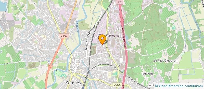 localisation de l'entreprise SARL ENTRERPISE LO CICERO à SORGUES