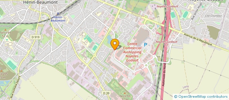 localisation de l'entreprise SARL ENVICOM NORD PAS DE CALAIS à HENIN BEAUMONT