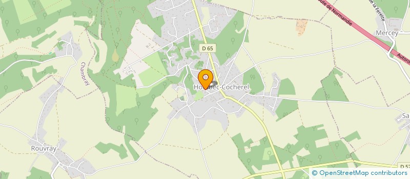 localisation de l'entreprise SARL ENVIRONNEMENT CONSEIL  HOULBEC-COCHEREL