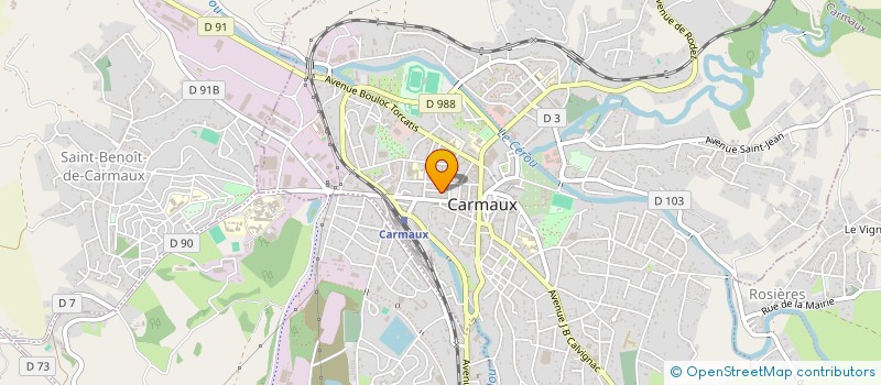 localisation de l'entreprise SARL EON à CARMAUX
