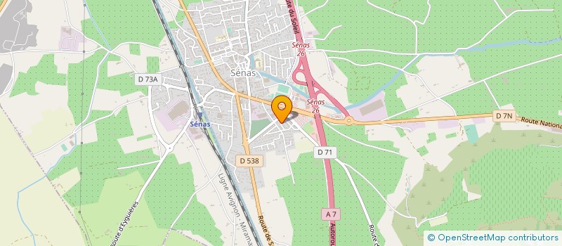 localisation de l'entreprise SARL EPC PETITJEAN  SENAS