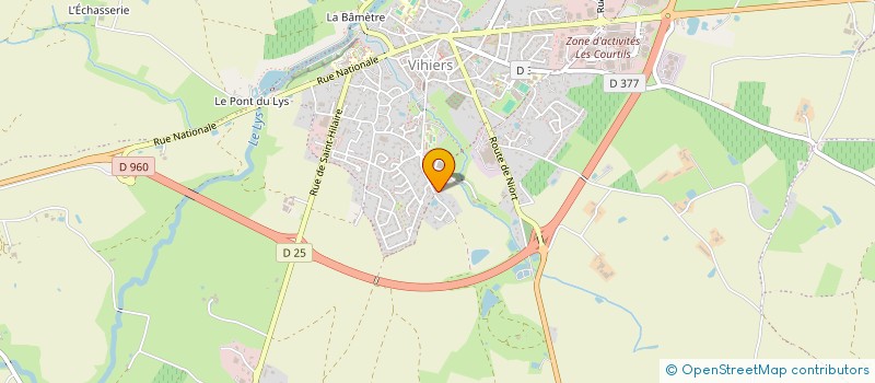 localisation de l'entreprise SARL EPCE POUPARD à LYS-HAUT-LAYON