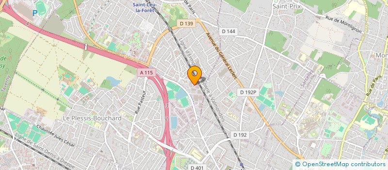 localisation de l'entreprise SARL EPEC  SAINT-LEU-LA-FORET