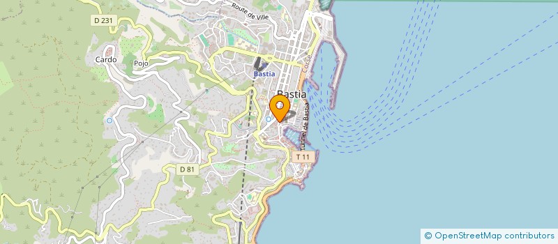 localisation de l'entreprise SARL EPHELIA à BASTIA