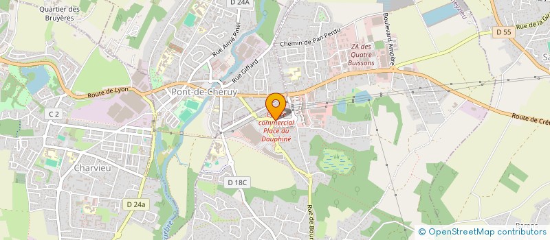 localisation de l'entreprise SARL EPI  TIGNIEU-JAMEYZIEU