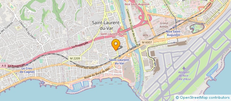 localisation de l'entreprise SARL EPICES ET VANILLE DU MONDE à SAINT-LAURENT-DU-VAR