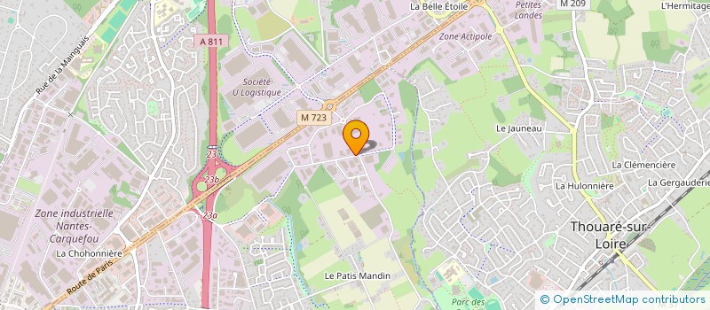 localisation de l'entreprise SARL EPIE  SAINTE-LUCE-SUR-LOIRE