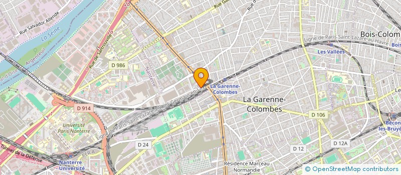 localisation de l'entreprise SARL EPM à COLOMBES