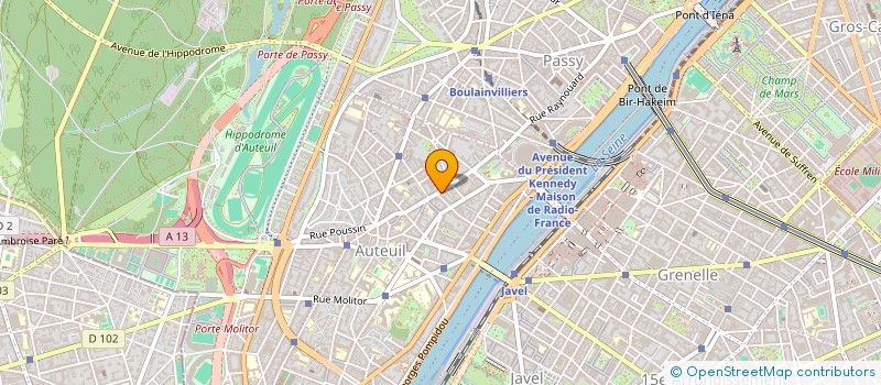 localisation de l'entreprise SARL EPR  PARIS