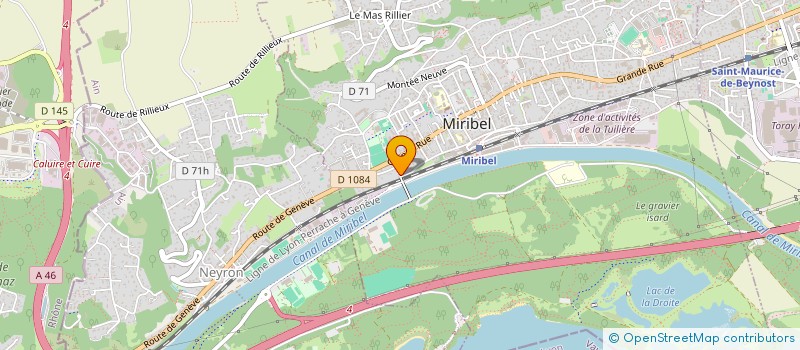 localisation de l'entreprise SARL EQU'AIN E.M.L.S. à MIRIBEL