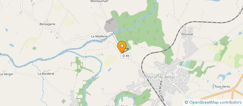 localisation de l'entreprise SARL EQUIDORAGE à PEYRAT-DE-BELLAC
