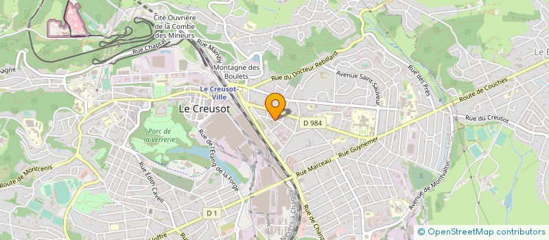 localisation de l'entreprise SARL EQUINOXE à LE CREUSOT