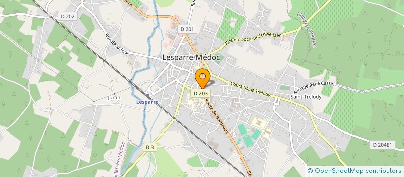 localisation de l'entreprise SARL EQUIP'AUTO à LESPARRE-MEDOC