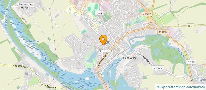 localisation de l'entreprise SARL EQUIP'AUTO OUTILLAGE à PERONNE