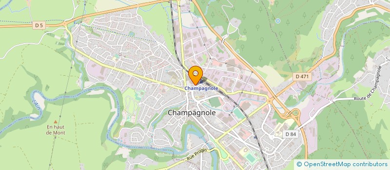 localisation de l'entreprise SARL EQUIP' AUTOS à CHAMPAGNOLE